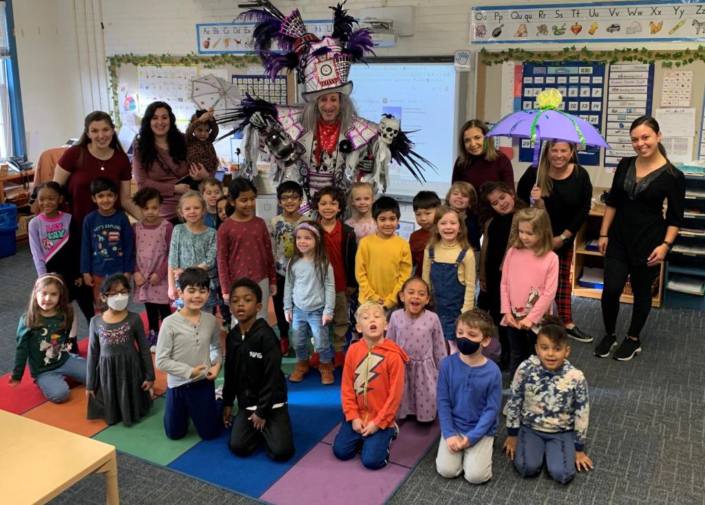 Kindergarten Mummers Class with Jacky Bam Bam