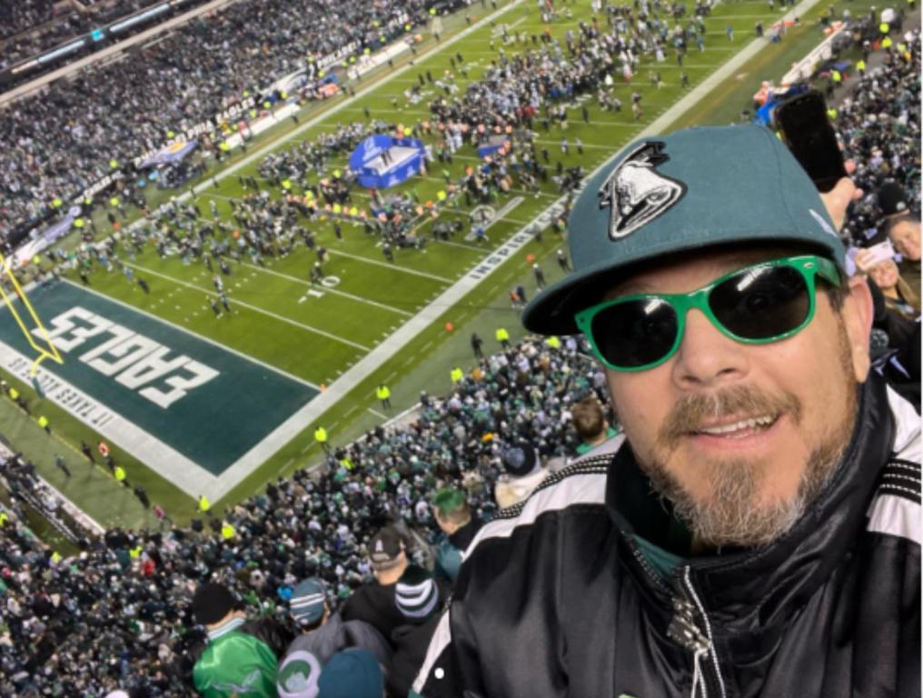 CaseyBoy at Eagles game