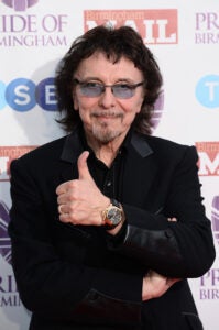 Tony Iommi attends The Pride of Birmingham Awards, in partnership with TSB at University of Birmingham on March 26, 2019 in Birmingham, United Kingdom.