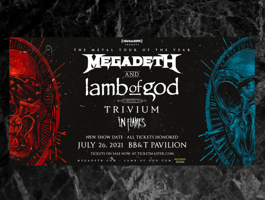 Megadeth Lamb of God 2021