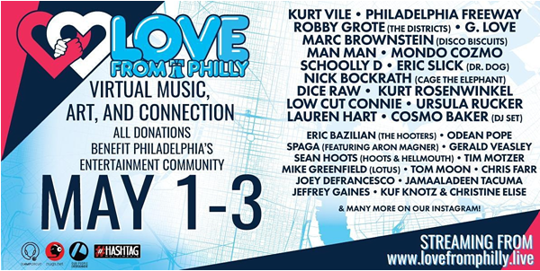 Love From Philly with Bands May 1-3, 2020