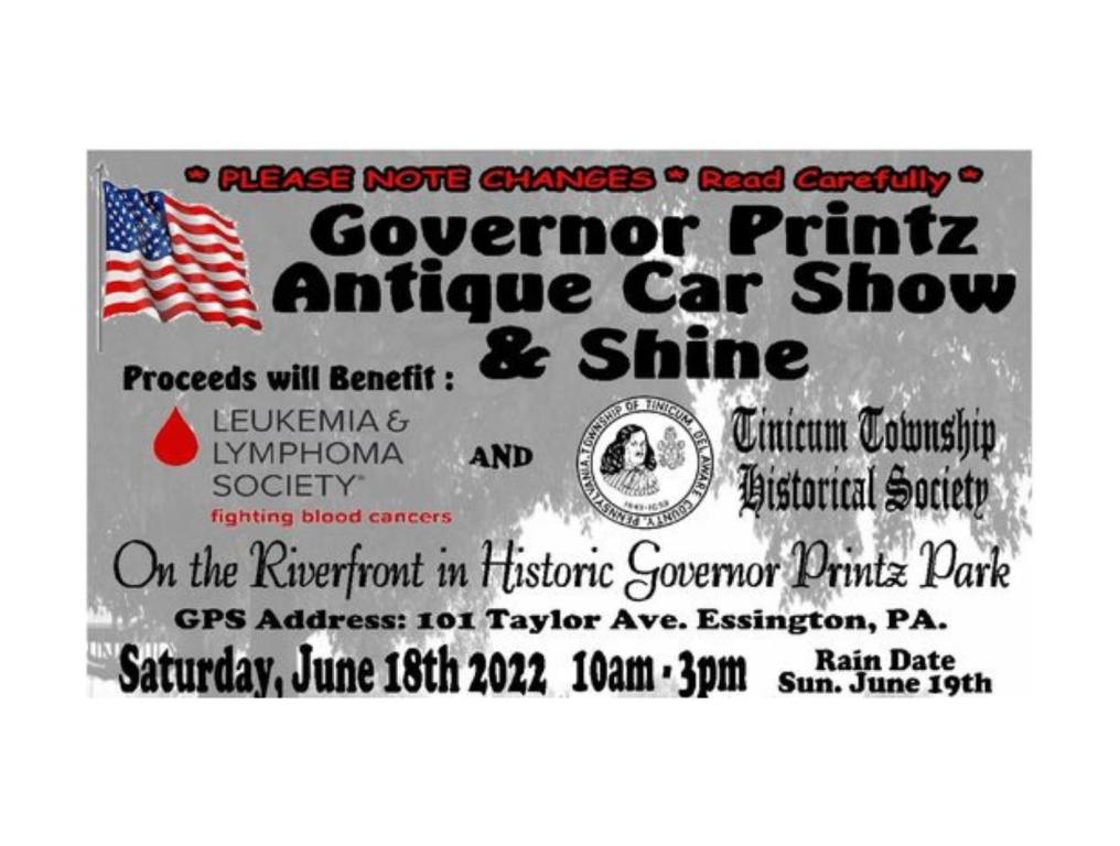 11th Annual Governor Printz Antique Car Show