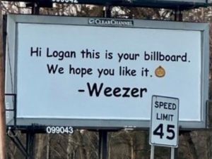 weezer billboard