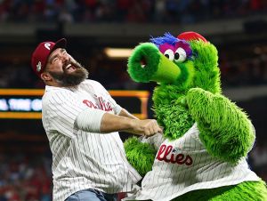 Jason Kelce & The Phanatic