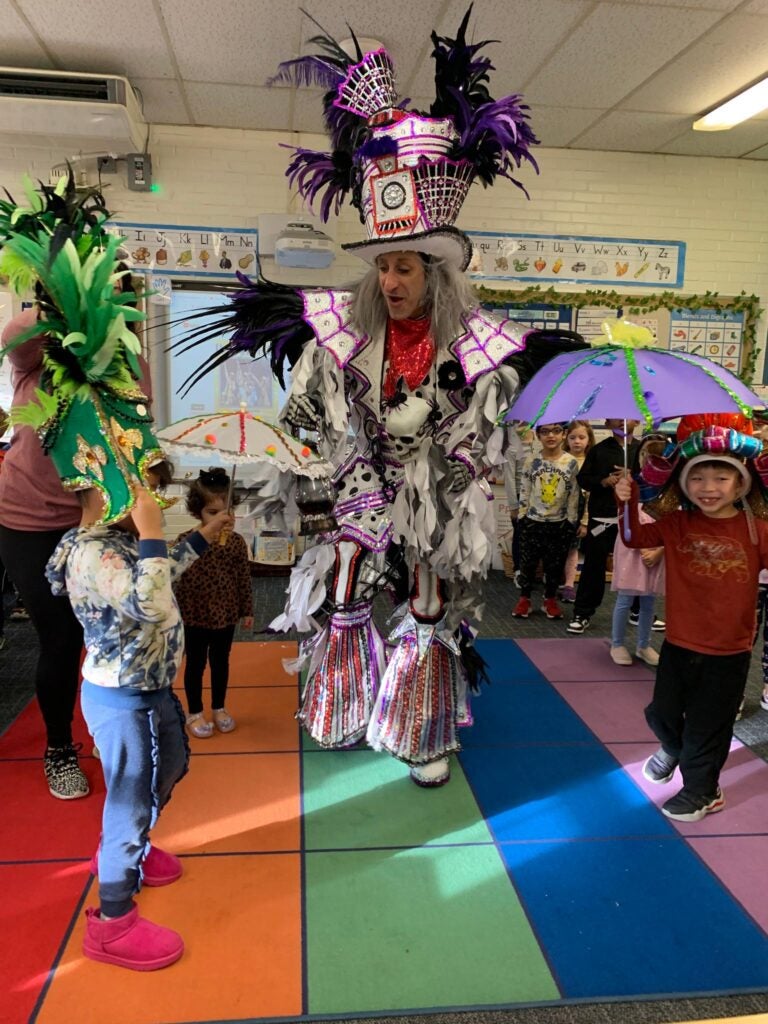 Kindergarden Mummers Class with Jacky Bam Bam