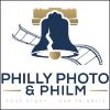 Philly Photo & Philm logo - silhouette of a cracked liberty bell with a film scroll behind it.