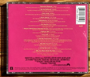 Wayne's World Soundtrack - Back Cover & Track Listing