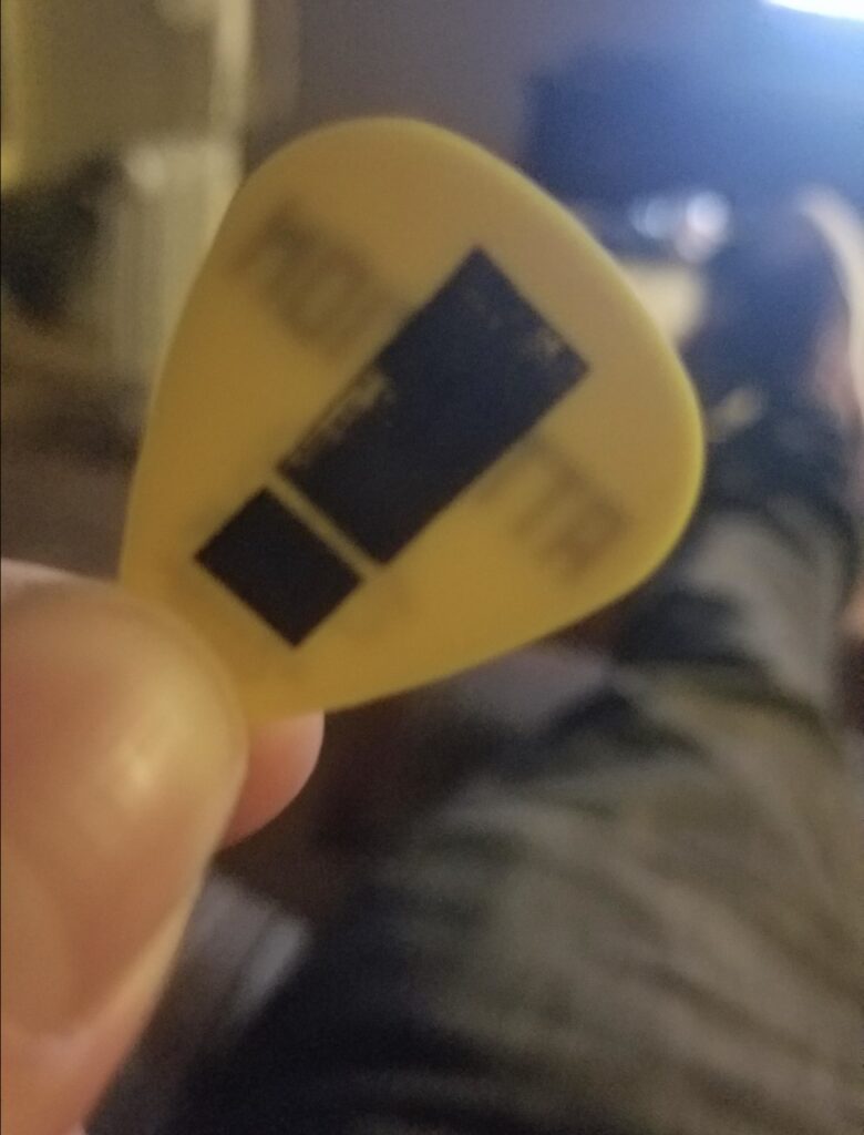 Zach Myers Attention! Attention! Guitar Pick