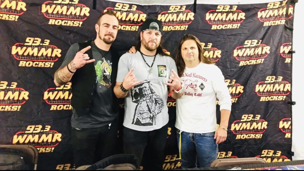 Brent Porche with Adam Gontier & Mike Mushok of Saint Asonia