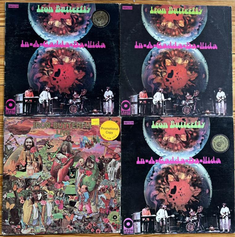 Brent's Collection of Iron Butterfly Albums