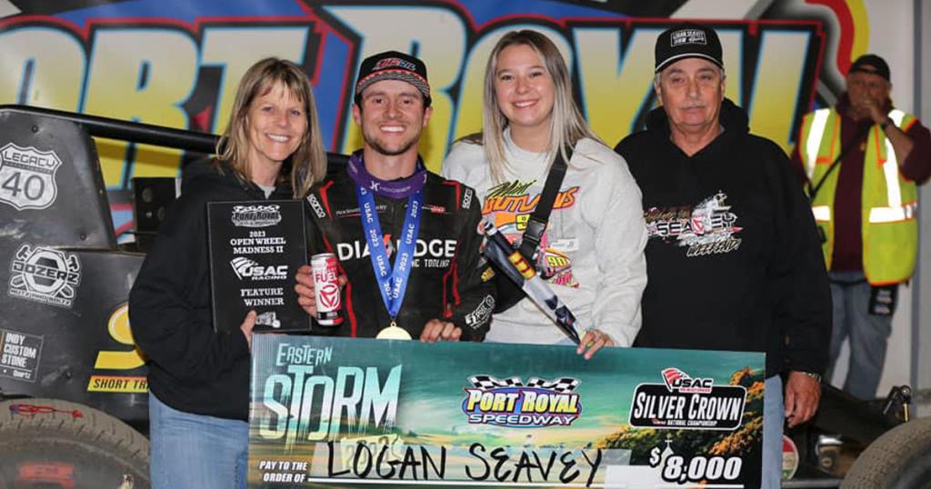 Logan Seavey Racing Wins The USAC Silver Crown Race At Port Royal Speedway