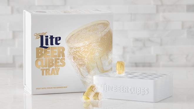 Miller Lite Beer Cubes Box