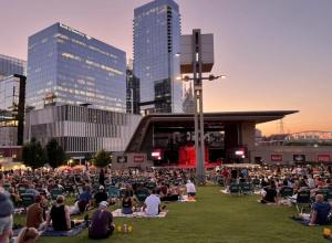 A shot taken from the lawn at the Ascend Amphitheater prior to Candlebox & 3 Doors Down performing live.