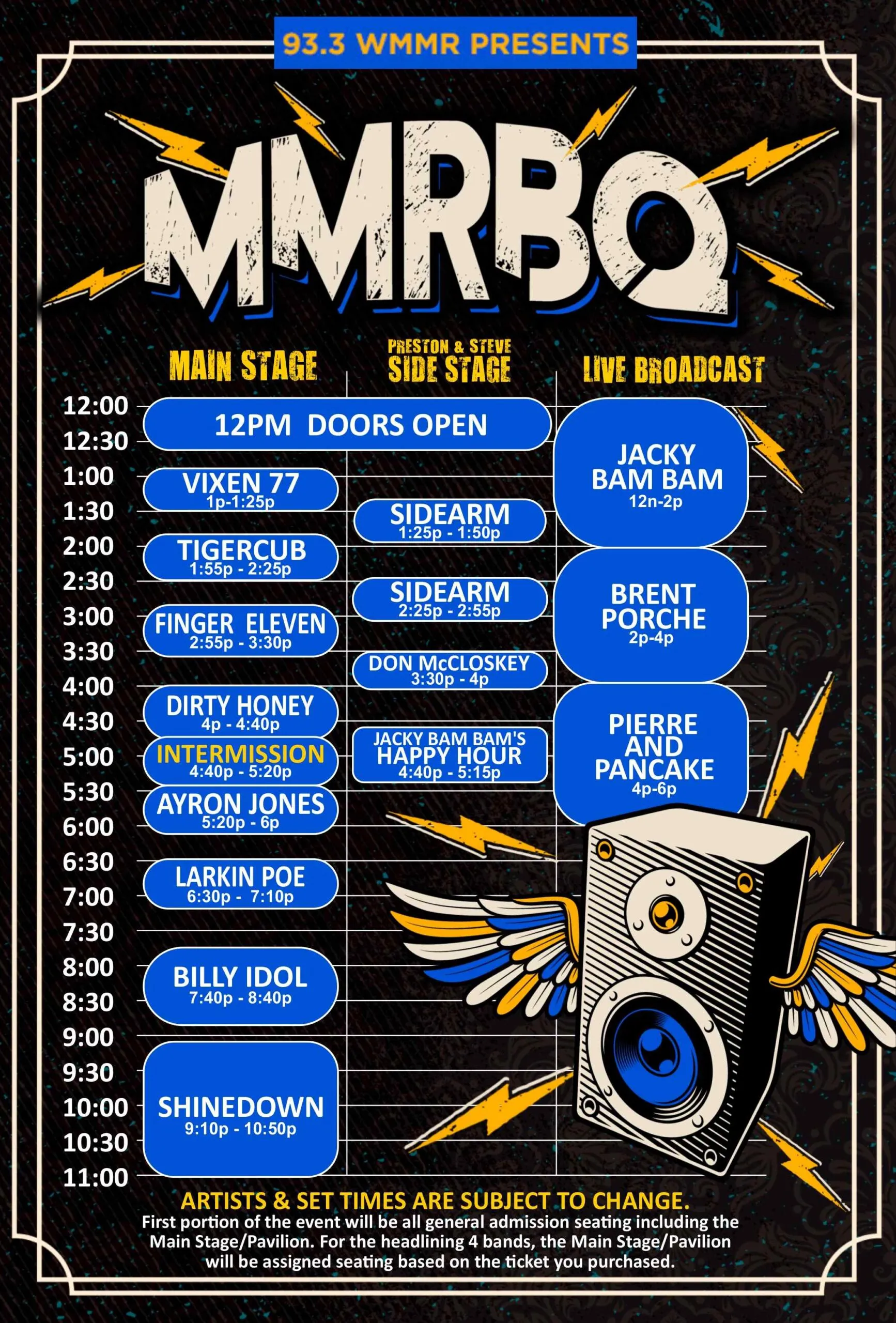 MMRBQ Set Times Revealed