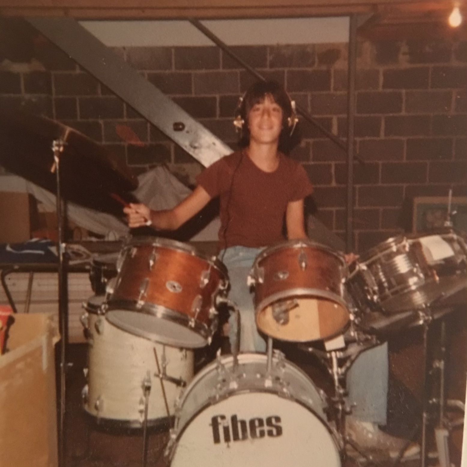TBT: little drummer Jacky BamBam drumming in his parents basement