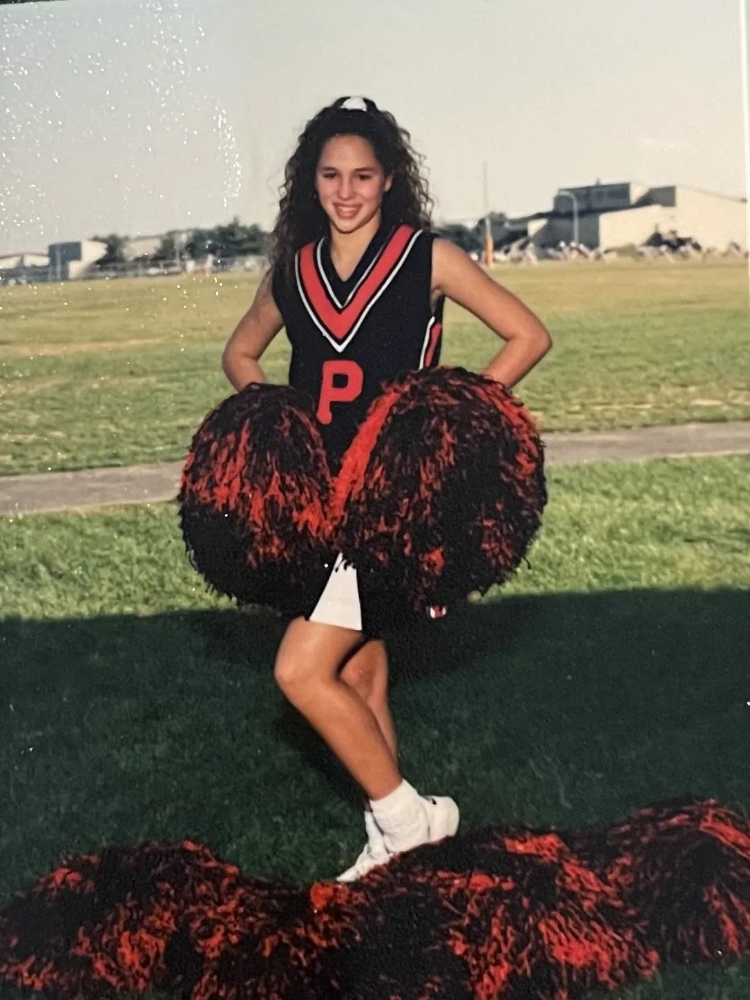 Kathy Romano High School Cheerleading photo