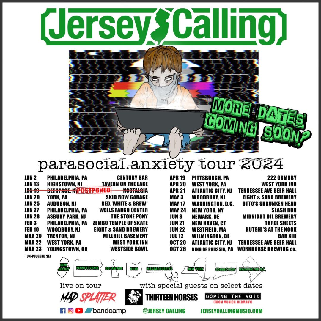 jersey calling tour graphic