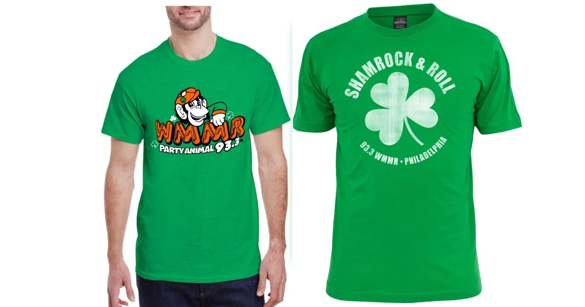 WMMR Saint Patrick's Day t-shirts for sale!