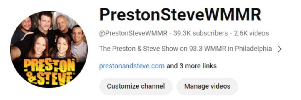 Preston & Steve YouTube Channel - 1