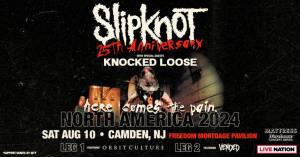 Slipknot 25th Anniversary at Freedom Mortgage Pavilion. Concert Poster Art.