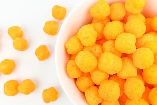 Cheeseballs as part of a review of throwback foods