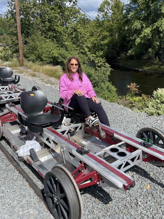 Kathy's Fall Activities - Railbike (13)