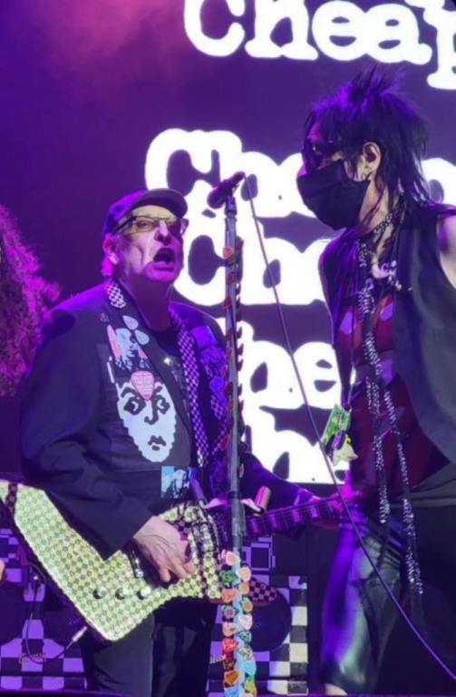 bambam on stage with cheap trick